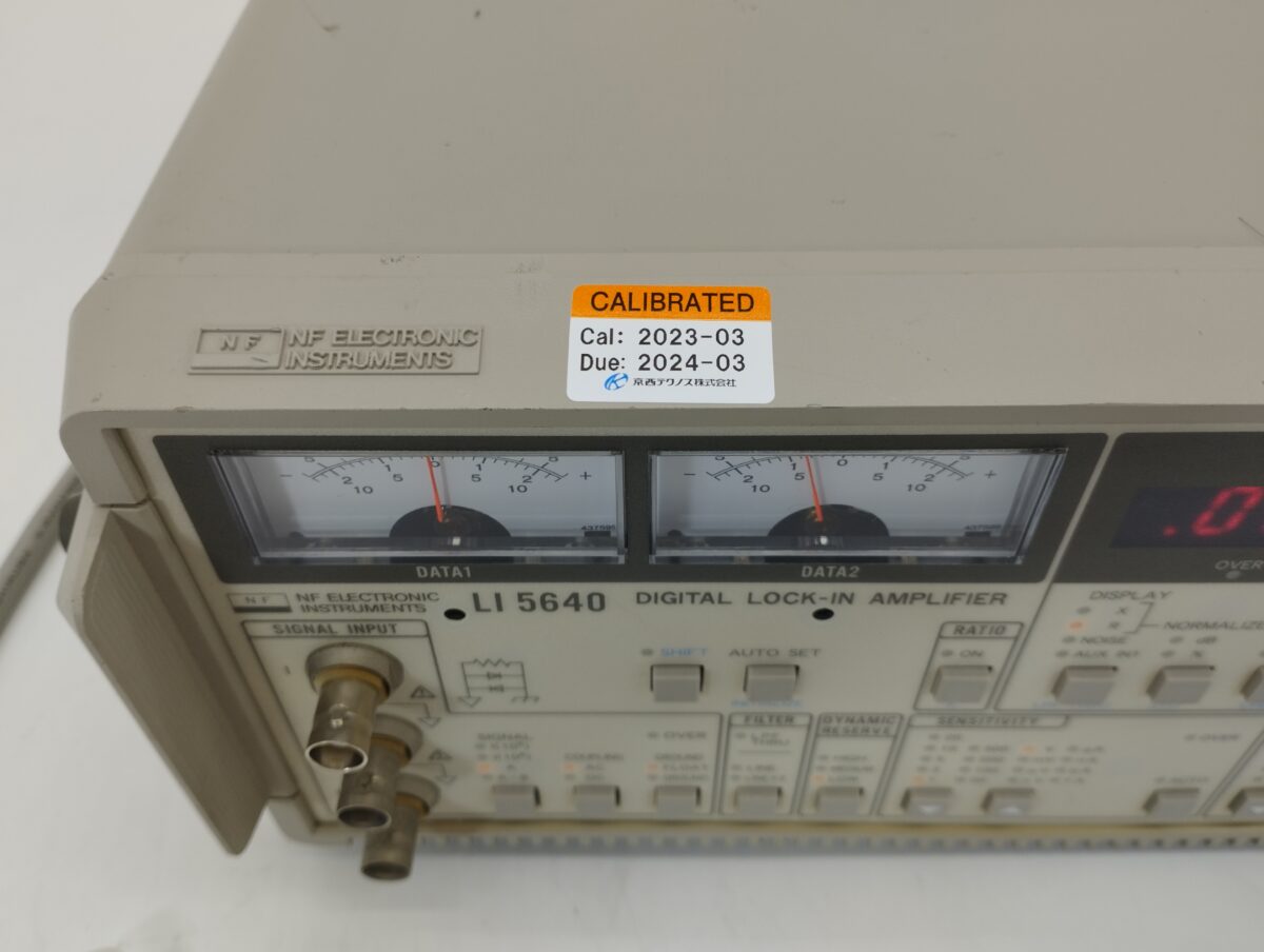 LI5640 ロックインアンプ｜中古計測器(測定器)販売の【中古研究機器.com】