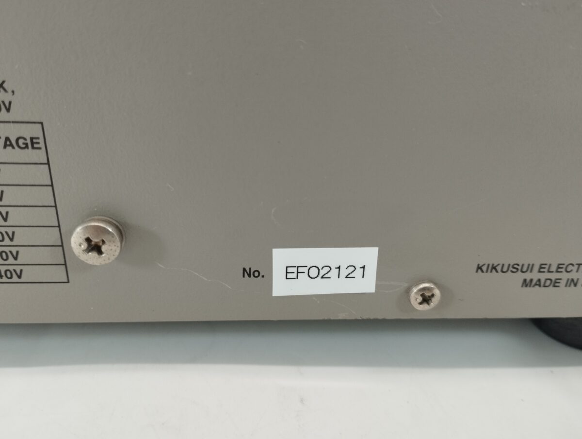 TOS5050A AC/DC耐電圧試験器 KIKUSUI／菊水電子工業 | 中古研究機器.com
