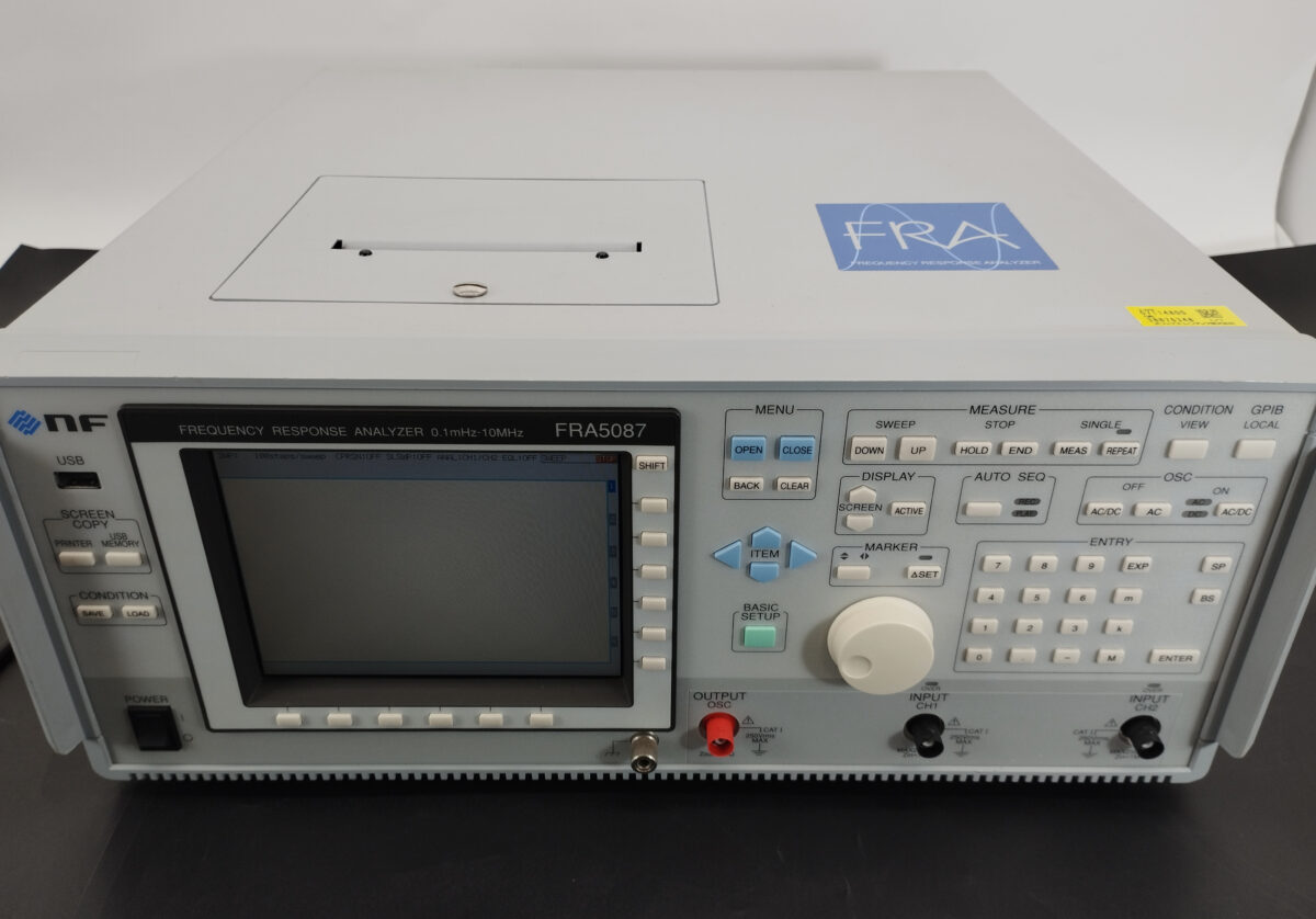 FRA5087 周波数特性分析器 0.1mHz～10MHz、USB NF回路設計ブロック