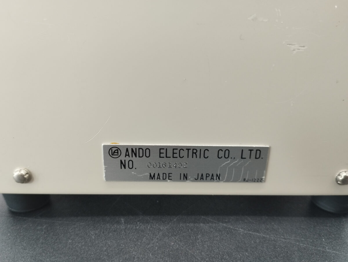 AQ3140 光可変減衰器 1.31μm／1.55μm Ando／安藤電機 | 中古研究機器.com