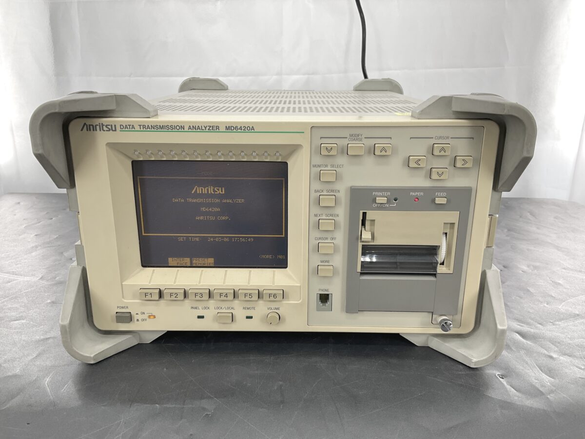 MD6420A(校正書類付き) + MD0620A データトランスミッションアナライザ Anritsu／アンリツ | 中古研究機器.com