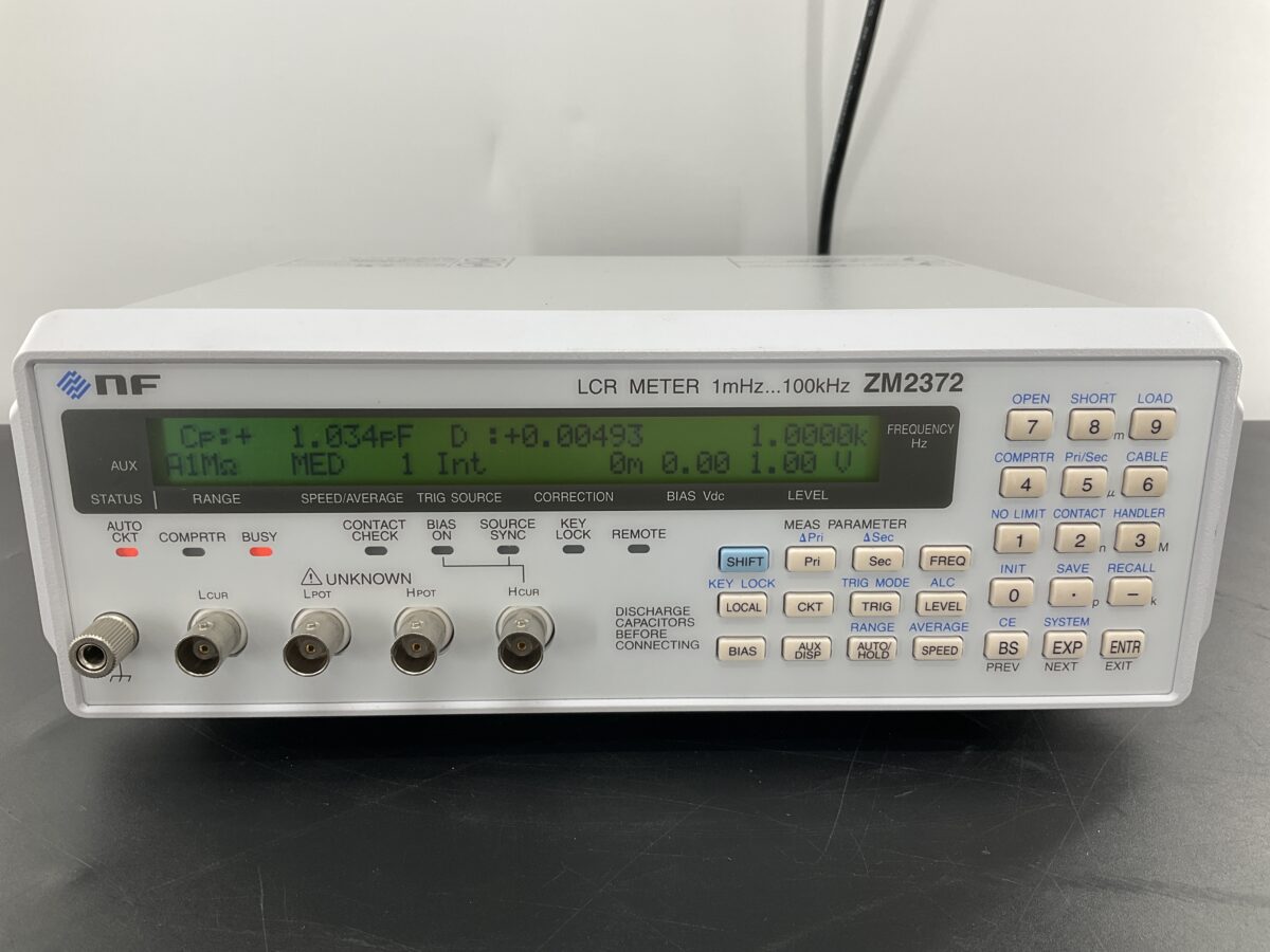 ZM2372 LCRメータ NF回路設計ブロック | 中古研究機器.com