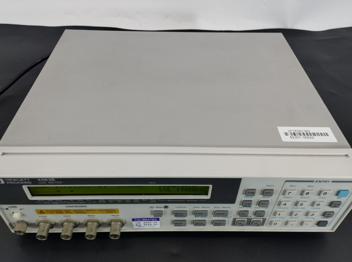 4263B LCRメータ Keysight/キーサイト(Agilent・HP) | 中古研究機器.com