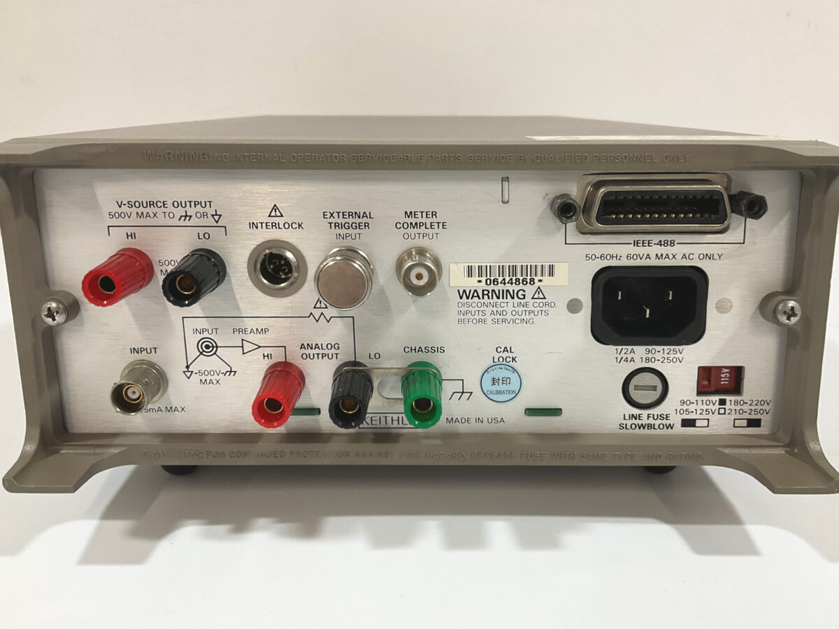 487 ピコアンメータ 10fA,±500V Source Keithley / ケースレー | 中古研究機器.com