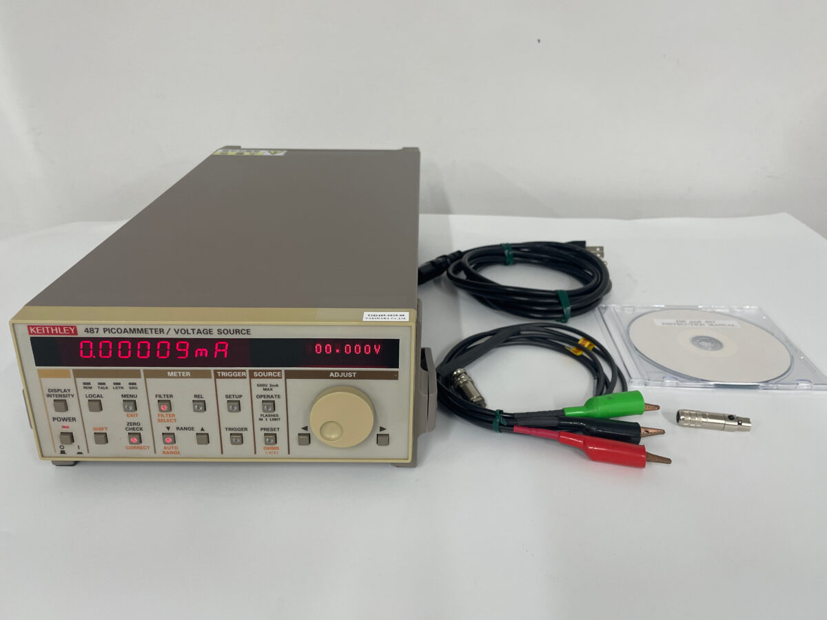 487 ピコアンメータ 10fA,±500V Source Keithley / ケースレー | 中古研究機器.com