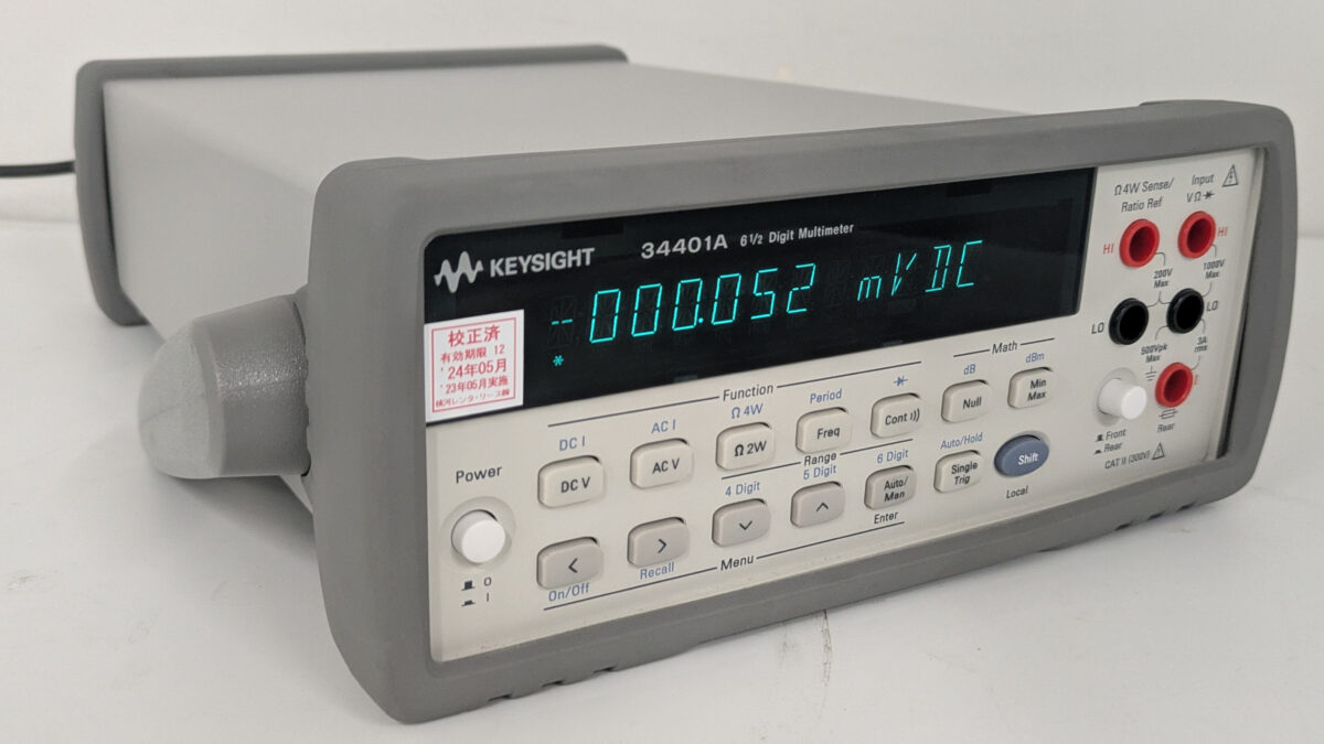 34401A デジタルマルチメータ Keysight/キーサイト(Agilent・HP) | 中古研究機器.com