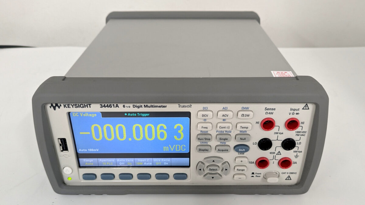 34461A デジタルマルチメータ、6.5桁、Truevolt DMM Keysight | 中古研究機器.com